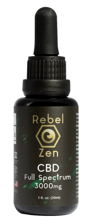 INFOWARS LIFE REBEL ZEN CBD FULL SPECTRUM - 3000MG TINCTURE