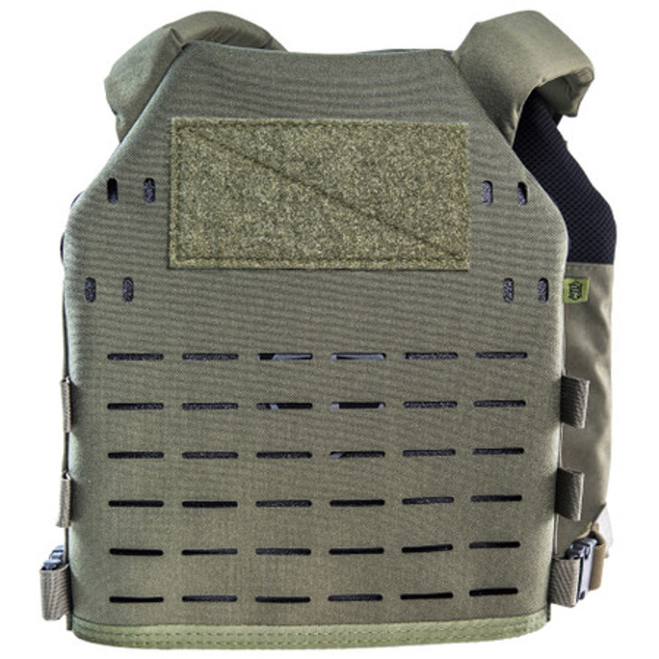 HIGH SPEED GEAR CORE PLATE CARRIER BODY ARMOR CARRIER FITS LARGE SAPI or 10"X12" COMMERCIAL PLATES - OLIVE DRAB