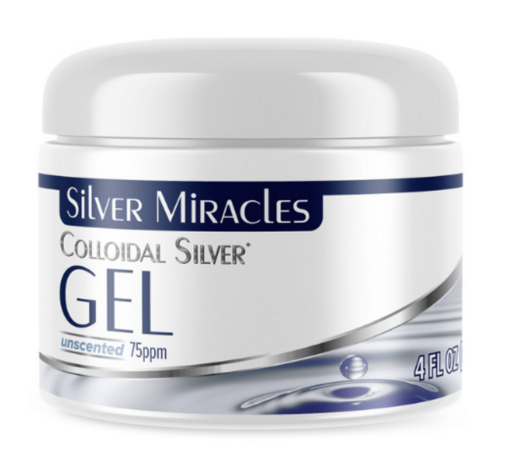 SILVER MIRACLES COLLOIDAL SILVER CREAM - 4 OZ