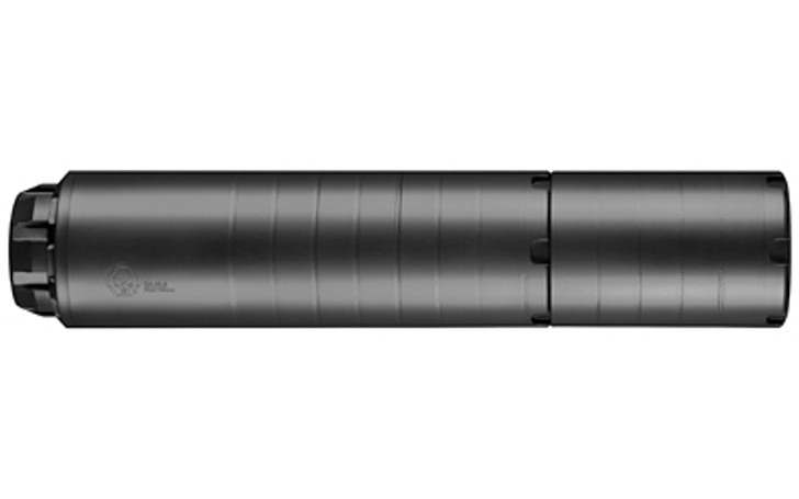 DEAD AIR ARMAMENT WOLFMAN SUPPRESSOR 9MM NO PISTON 1.618" DIAMETER SHIPS WITH 1/2-28 DIRECT THREAD INSERT - BLACK