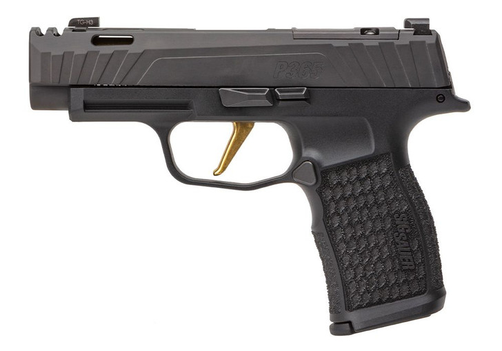 SIG SAUER P365 X-SERIES OPTIC READY P365V003 PISTOL 9MM 3" BARREL - GOLD BARREL/TRIGGER
