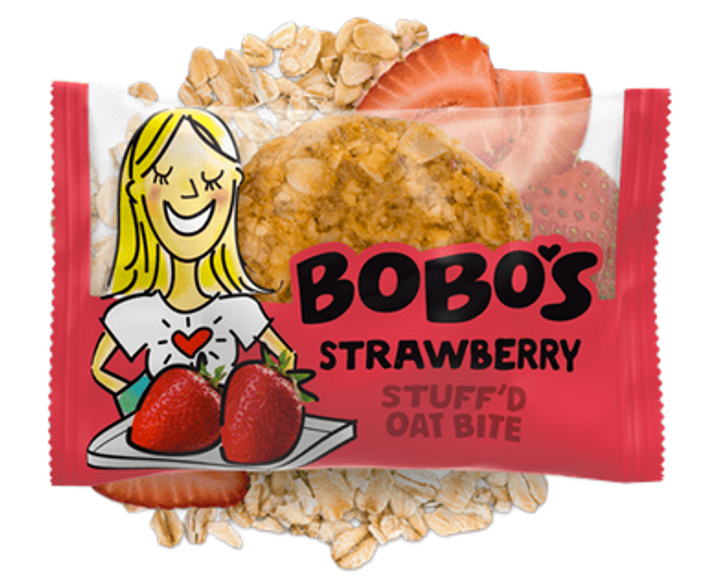 BOBOS BITES STRAWBERRY STUFF'D OAT BITES - 5 BITES