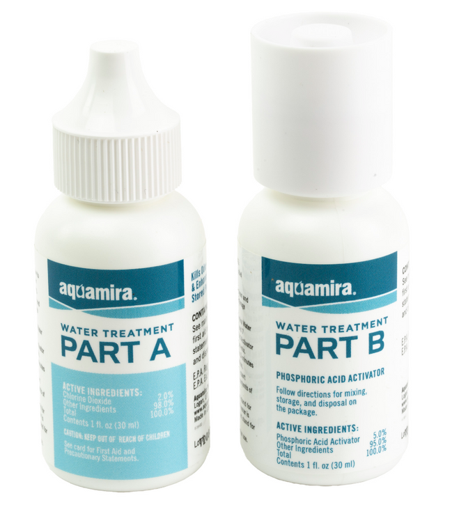 AQUAMIRA WATER TREATMENT DROPS 1 OZ BOTTLES TREATS UP TO 30 GALLONS OF WATER