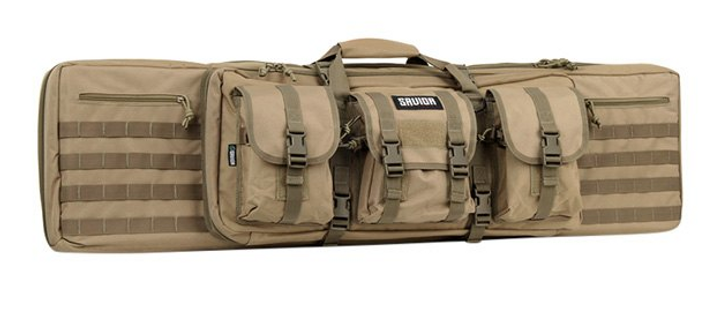 SAVIOR EQUIPMENT AMERICAN CLASSIC 52'' DOUBLE RIFLE CASE - FDE