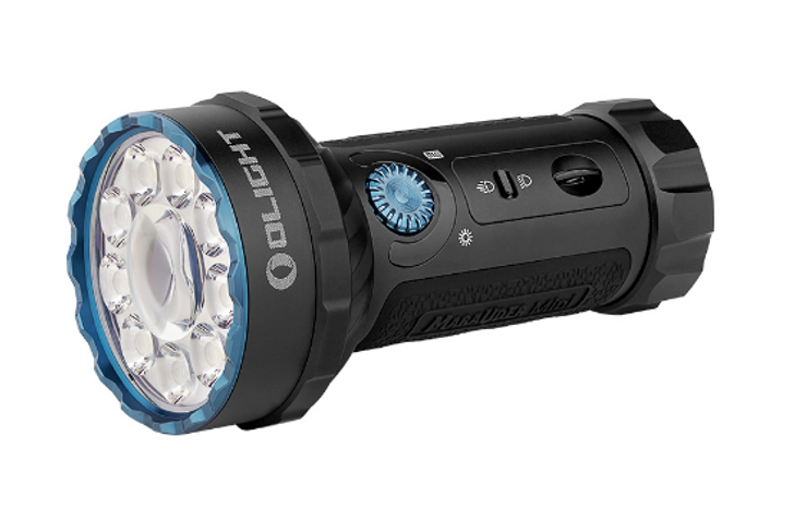 OLIGHT MARAUDER MINI 7000 LUMENS POWERFUL LED FLASHLIGHT WITH RGB - BLACK