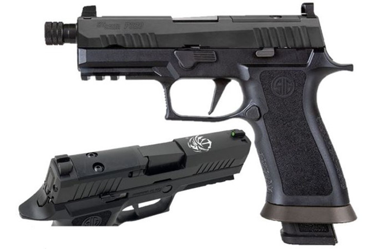 SIG SAUER P320 X-CARRY NAVY SEAL 9MM 4.6" BARREL  MODEL: 320XCA-9-BXR3P-TB-NSF  - BLACK