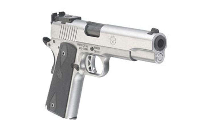 RUGER SR1911 METAL FRAME PISTOL 10MM 5" BARREL 8 ROUND EXTENDED THUMB SAFETY- STAINLESS