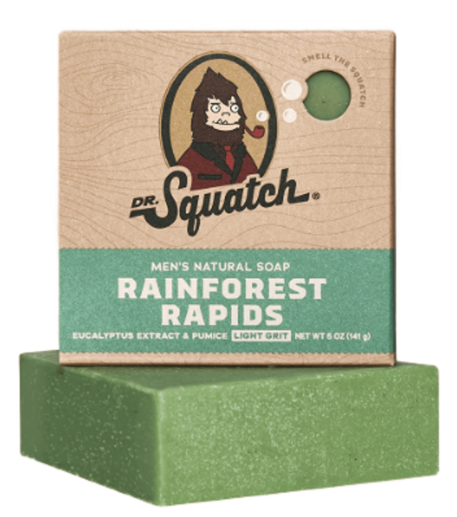 DR SQUATCH RAINFOREST RAPIDS BAR SOAP 5 OZ