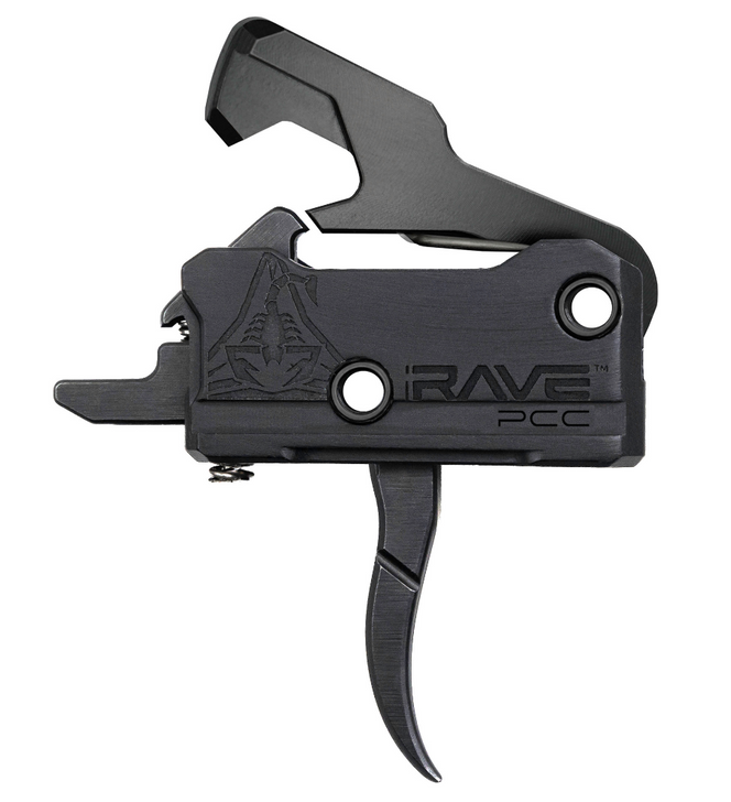 RISE ARMAMENT RAVE-PCC TRIGGER NITRIDE FINISH INCLUDES ANTI-WALK PINS