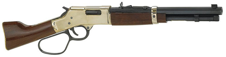 HENRY REPEATING ARMS MARES LEG 45 LONG COLT 12.9'' BARREL BRASS RECEIVER FRONT LOAD 5 ROUNDS - PREOWNED