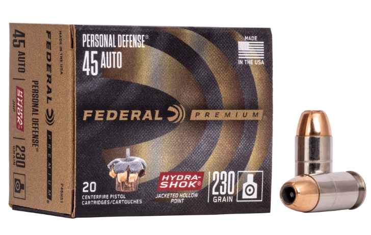 FEDERAL PREMIUM 45ACP HST HYDRA SHOK JHP