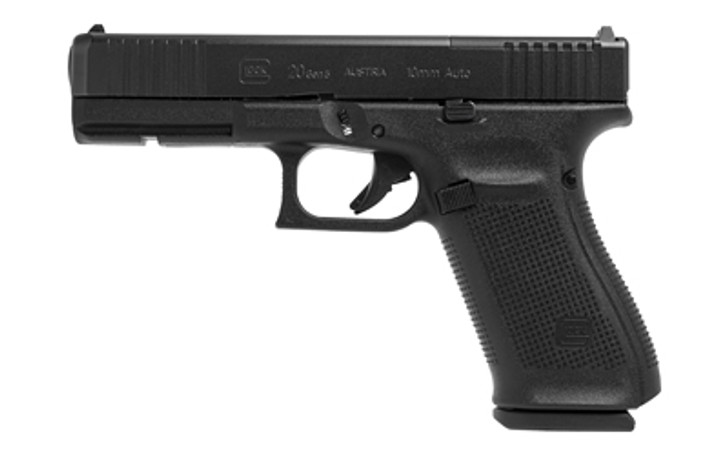 GLOCK G20 GEN 5 PISTOL 10MM 4.61" BARREL OPTICS READY 10 ROUND - BLACK