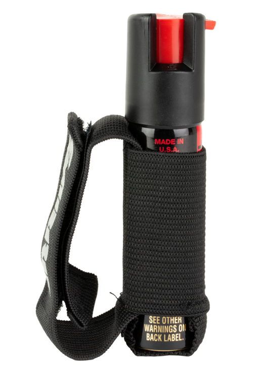 SABRE THE RUNNER .67 OUNCES PEPPER GEL BLACK INCLUDED HAND STRAP