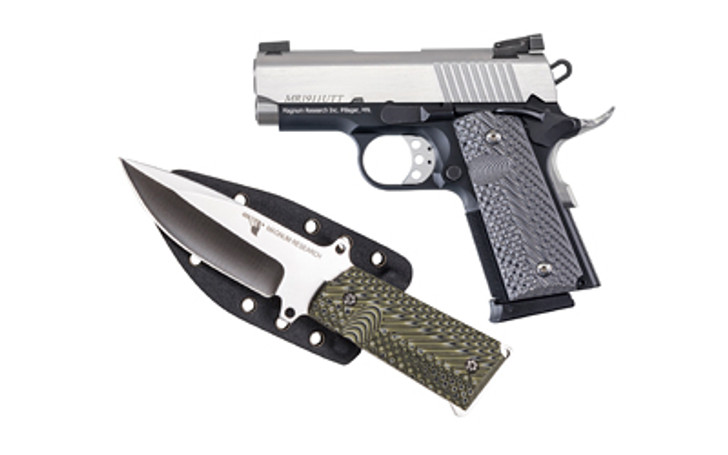 MAGNUM RESEARCH 1911U UNDERCOVER 1911 PISTOL OFFICER SIZE 45 ACP 3" BARREL 6 ROUND- INCLUDES 1911 KNIFE SHEATH