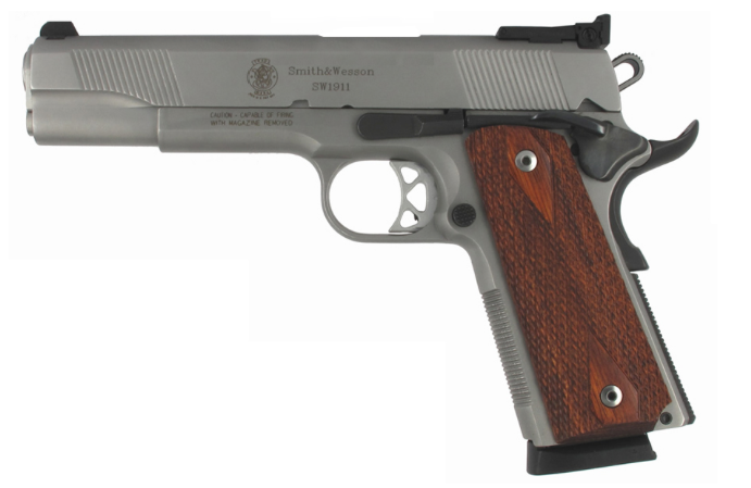 SMITH & WESSON SW1911 45ACP STAINLESS CENTERFIRE PISTOL - PREOWNED