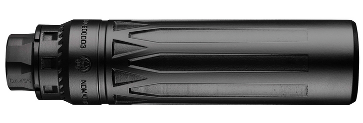 DEAD AIR ARMAMENT NOMAD-TI XC SILENCER 7.62MM 6.74'' LENGTH 5/8X24 HUB MOUNT RATED UP TO 300 REMINGTON ULTRA MAG - BLACK