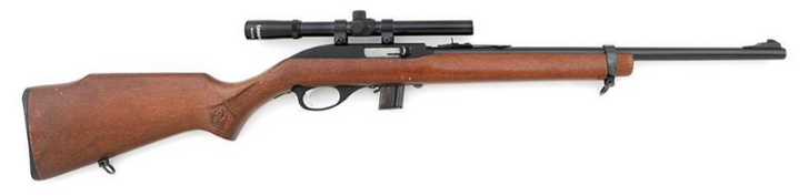 MARLIN GLENFIELD MODEL 70 22LR SEMI-AUTO RIFLE + GLENFIELD 4X15 SCOPE - PREOWNED