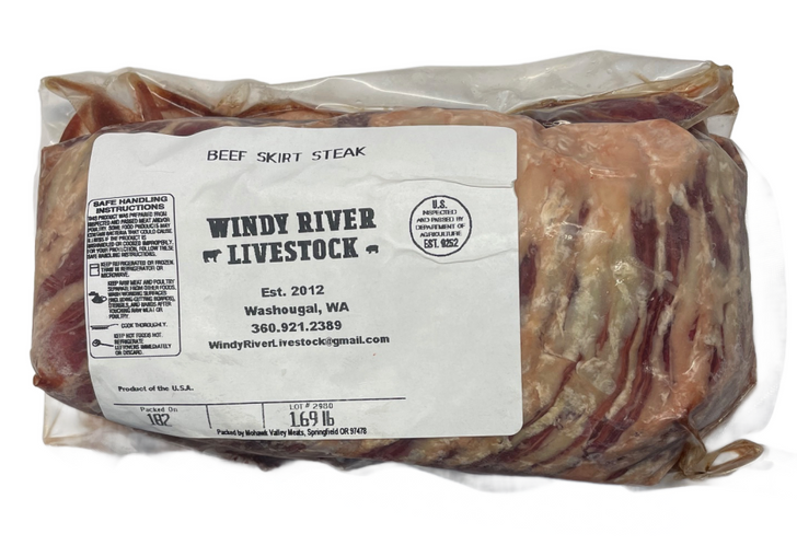 WINDY RIVER LIVESTOCK BEEF SKIRT STEAK