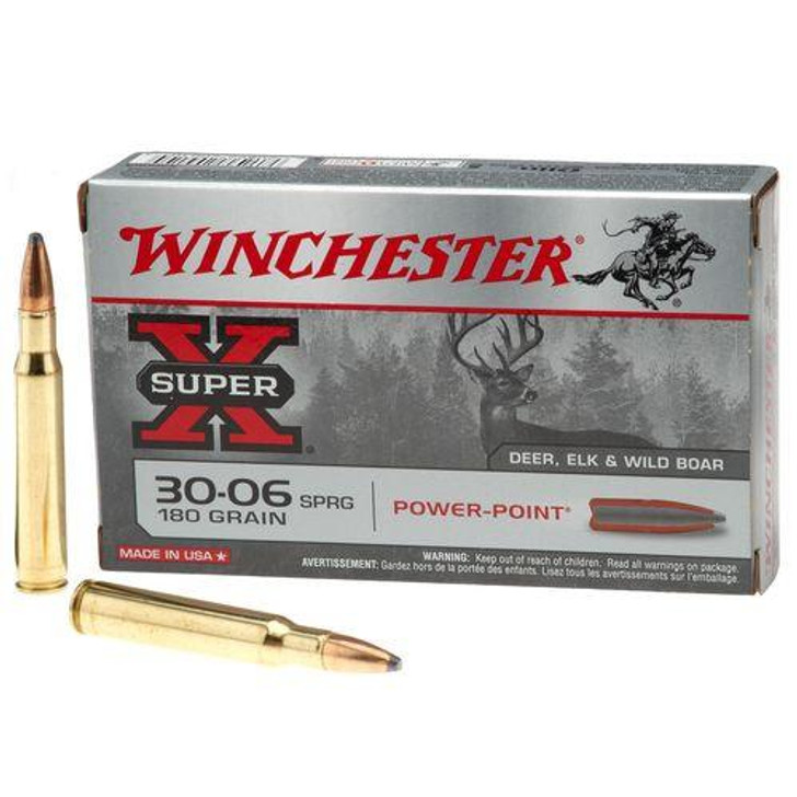 WINCHESTER SUPER-X 30-06 180 GRAIN BULLETS - CASE OF 20