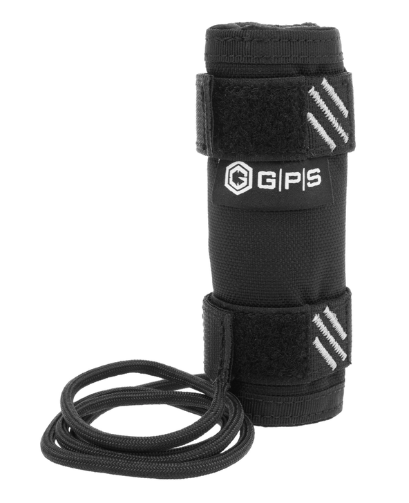 GPS SUPPRESSOR COVER 22LR 5'' BLACK NYLON CONSTRUCTION