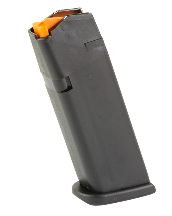 GLOCK 20 OEM MAGAZINE 10MM 10 ROUNDS ORANGE FOLLOWER BLACK