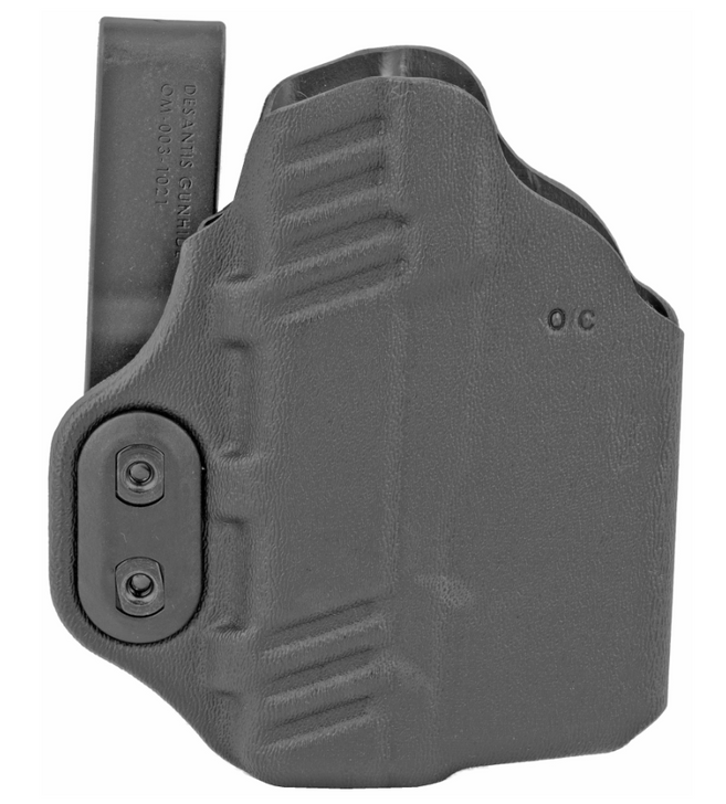 DESANTIS GUNHIDE 137 SLIM-TUK IWB HOLSTER GLOCK 43 STREAMLIGHT TLR6 AMBI BLACK KYDEX
