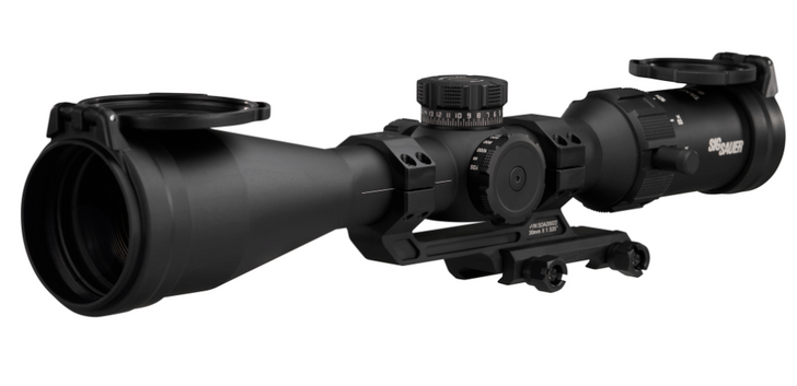 SIG SAUER TANGO SPR RIFLE SCOPE 6-24X52MM SECOND FOCAL PLANE MOA BDC1 RETICLE 30MM MAIN TUBE + ALPHA MSR 1.525'' MOUNT - BLACK