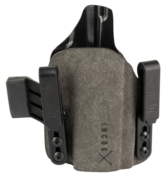 SAFARILAND INCOG-X HALEY STRATEGIC IWB HOLSTER SIG SAUER P365X-MACRO MICROFIBER SUEDE WRAPPED BOLTARON CONSTRUCTION GRAY RIGHT HAND