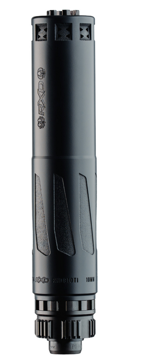 DEAD AIR RUGER RXD 910TI 9MM SUPPRESSOR 64A14V TITANIUM + 1/2X28 THREAD PITCH PISTON AND INSTALL TOOL - BLACK