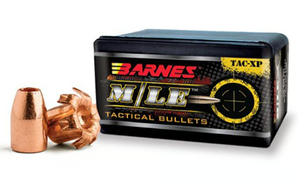 BARNES TAC-XP 9MM SOLID COPPER HP FB 95 GRAIN 20 BULLETS