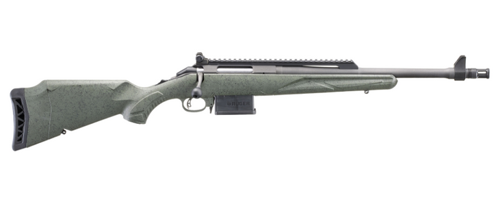 RUGER AMERICAN G2 SCOUT 308 WIN BOLT ACTION RIFLE 16.1'' THREADED BARREL 5/8X24 1:10 TWIST AR SIGHTS SCOPE BADE 10 ROUNDS 1 MAGAZINE CERAKOTE FINISH