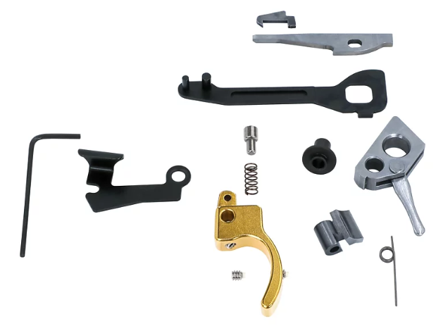 VOLQUARTSEN PISTOL COMPETITION KIT, MKII OR MKIII, GOLD TRIGGER