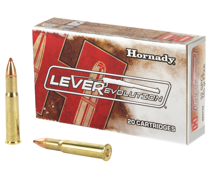 HORNADY LEVEREVOLUTION 32 WINCHESTER SPECIAL 165 GRAIN FLEX TIP 20 ROUND BOX