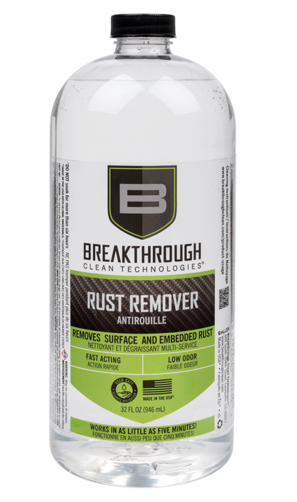 BREAKTHROUGH CLEAN TECHNOLOGIES RUST REMOVER SOLVENT 32 OUNCES BOTTLE