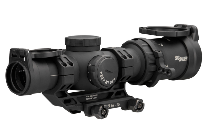SIG SAUER TANGO MSR COMPACT RIFLE SCOPE 1-10X MAGNIFICATION SECOND FOCAL PLANE ILLUMINBATED BDC 10 RETICLE 24MM OBJECTIVE 30MM MAIN TUBE ALPHA MSR 1.535'' MOUNT