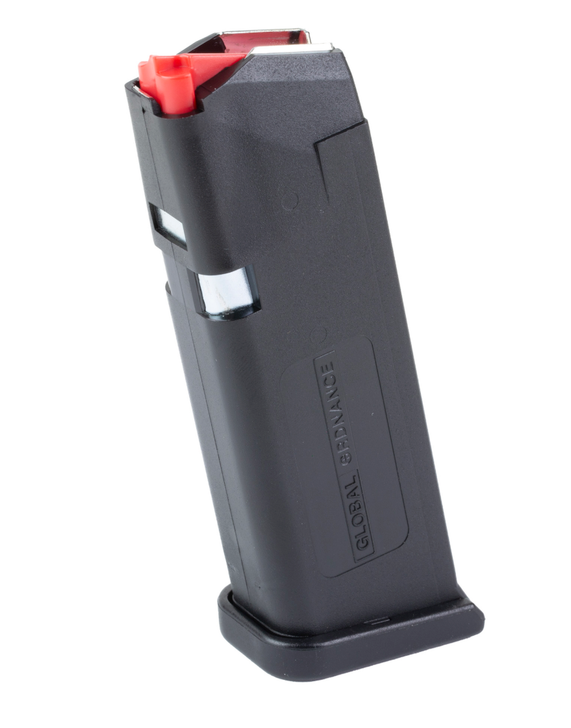GLOBAL ORDNANCE MAGAZINE 9MM 15 ROUNDS GLOCK 19 - BLACK