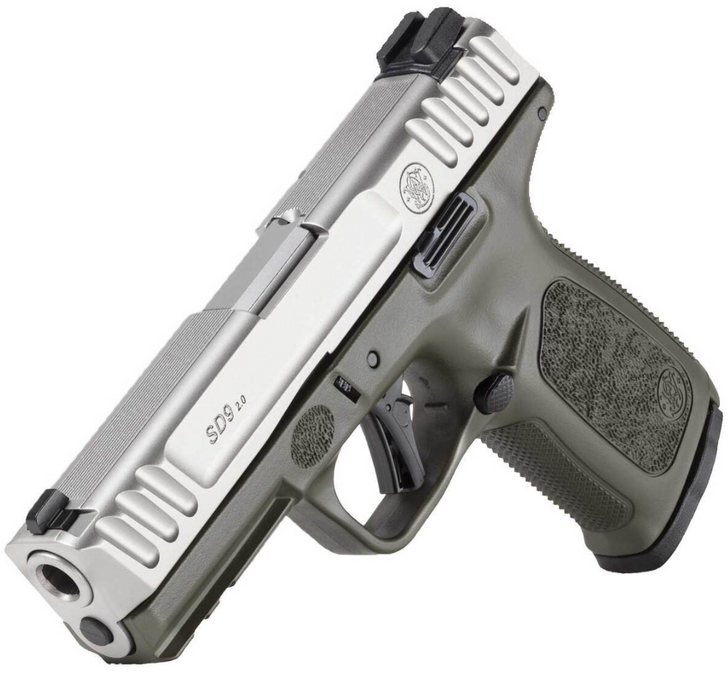 SMITH & WESSON SD9 2.0 9MM SEMI-AUTO PISTOL 4'' BARREL STAINLESS STEEL SLIDE 1 MAGAZINE - BOX INCLUDED - PREOWNED