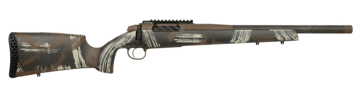 WEATHERBY 307 ALPINE CT 22 CREEDMOOR BOLT ACTION RIFLE 18'' BARREL THREADED 5/8X24 CHOCOLATE BROWN CERAKOTE