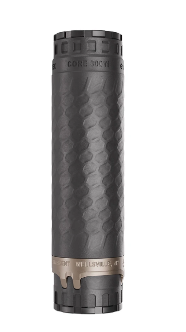 PRECISION ARMAMENT TITREX 360TI SUPPRESSOR TITANIUM 360 CAL 5/8X24 DIRECT THREAD BLACK