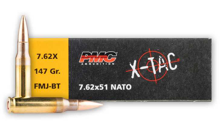 PMC X-TAC 7.62x51MM 147 GRAIN FMJ BT - 500 ROUNDS