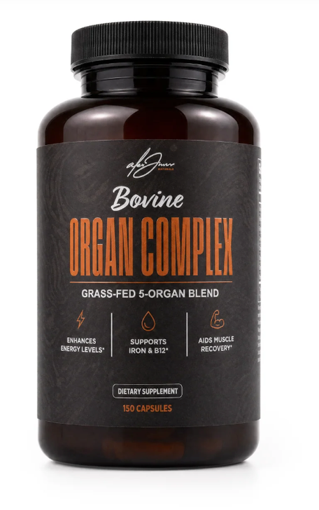 ALEX JONES NATURALS BOVINE ORGAN COMPLEX 150 CAPSULES