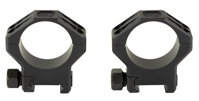 SIG SAUER ALPHA6 34MM SCOPE RING HIGH 1.12'' ANODIZED FINISH PICATINNY BLACK