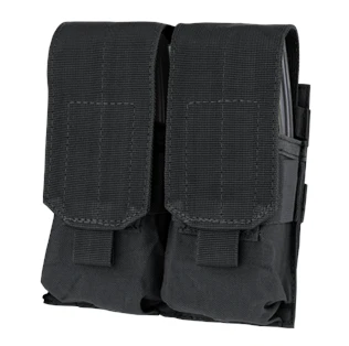 CONDOR DOUBLE M4 MAG POUCH - BLACK