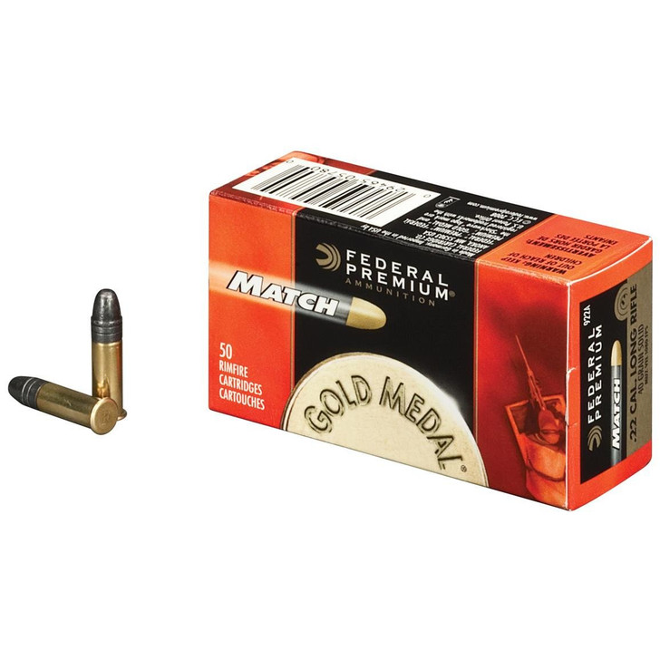 FEDERAL PREMIUM MATCH GOLD MEDAL 22LR 40GR - 500RD