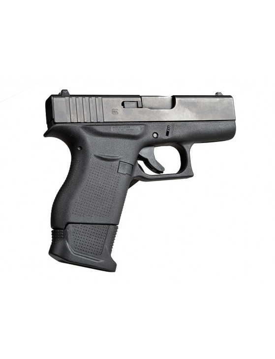 STRIKE INDUSTRIES ENHANCED MAGAZINE PLATE FOR GLOCK 43 - BLACK