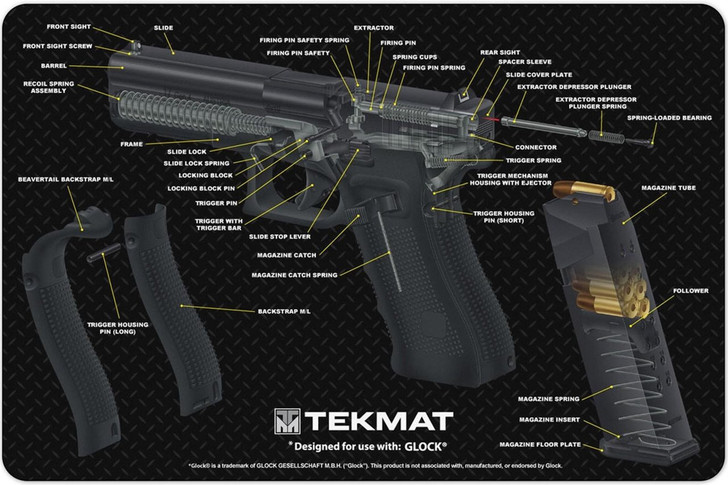 TEKMAT GLOCK 3D CUTAWAY MAT