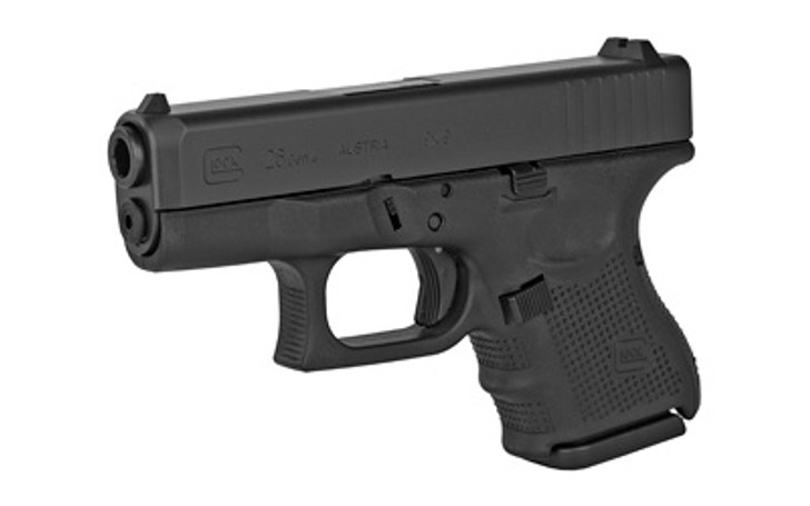 GLOCK 26 GEN4 SUB COMPACT 9MM 3.43" BARREL 10 ROUNDS 3 MAGS -  MATTE BLACK