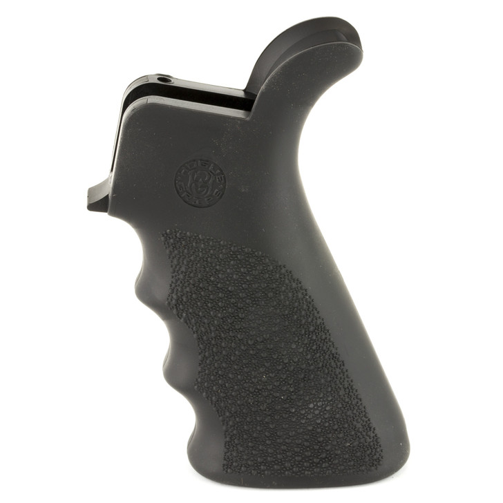 HOGUE BEAVERTAIL MONO WITH FINGER GROOVES GRIP FOR AR15/M16 - BLACK RUBBER