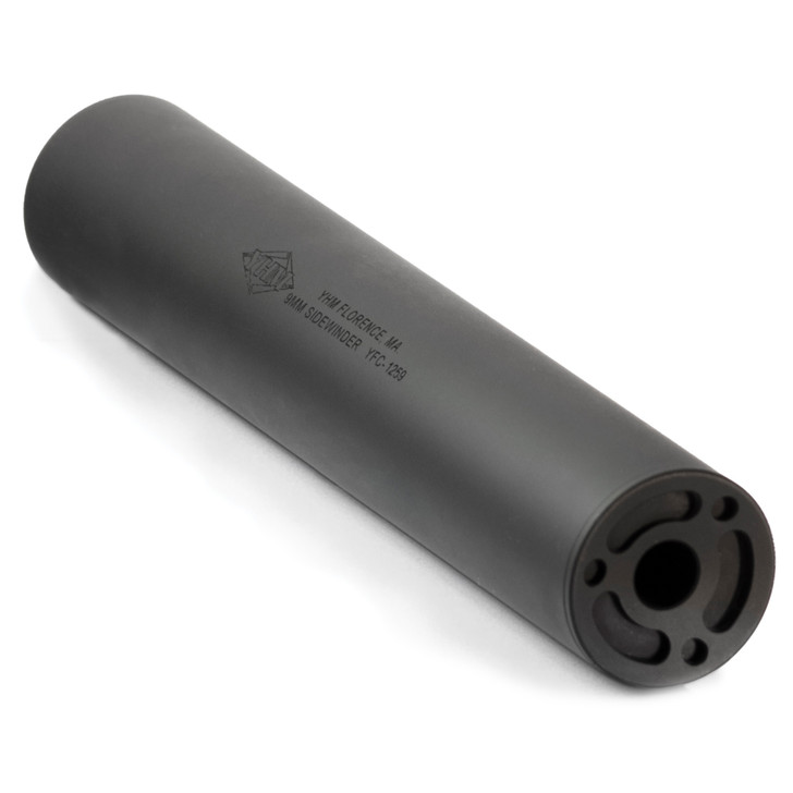 YANKEE HILL MACHINE 9MM 7.8" 10 OZ 1/2X28 BARREL SUPPRESSOR - BLACK