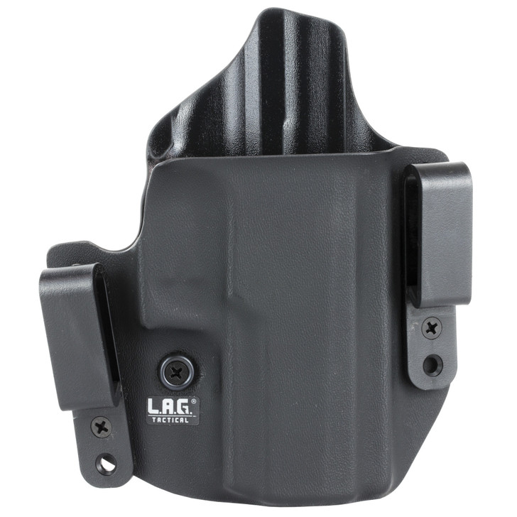 L.A.G. TACTICAL DEFENDER IWB OWB COMBO FITS SIG P320 COMPACT 9/40 KYDEX RIGHT HAND - BLACK